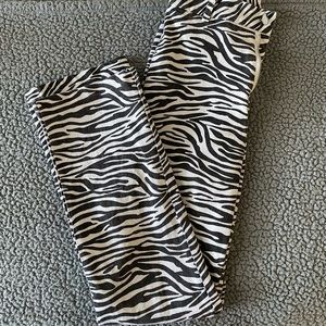 zebra pants